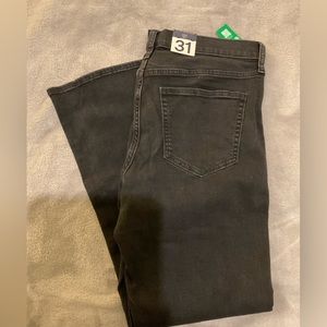 NWT GAP baby boot mid rise black jean